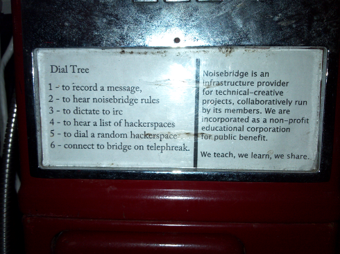 Red Payphone dialplan, circa 2011