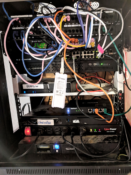 The rack layout, subject to change