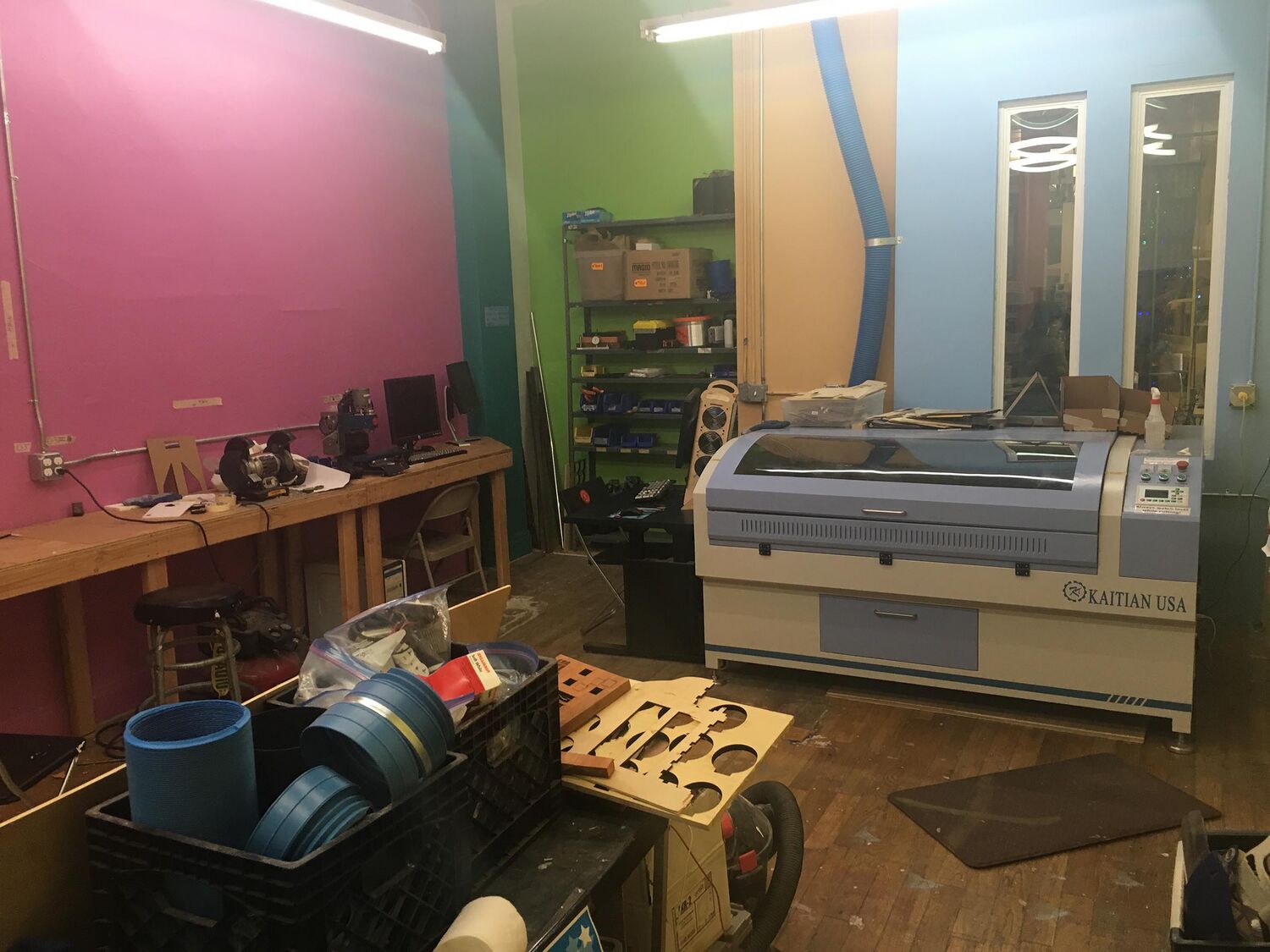 laser cutter in Sparkle Forge